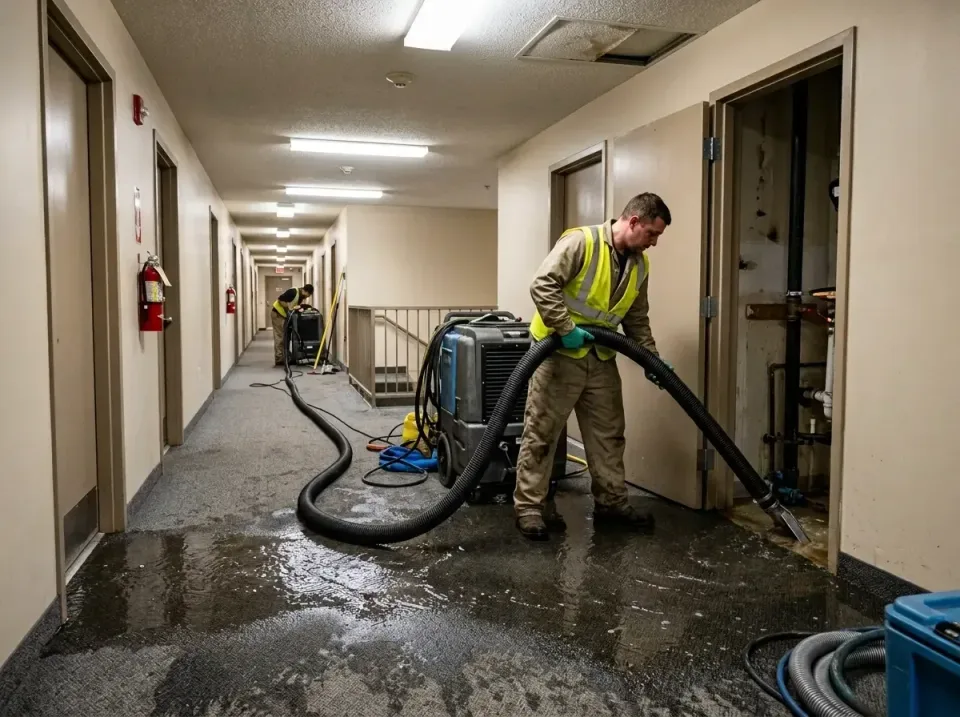 multi-unit-apartment-hallway-f-005 — frequently asked questions, Emergency Burst Pipe Water Extraction & Removal in Redmond,…